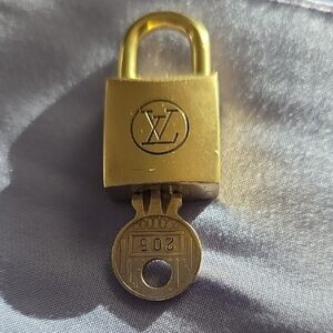 Louis Vuitton Gold Key Padlock